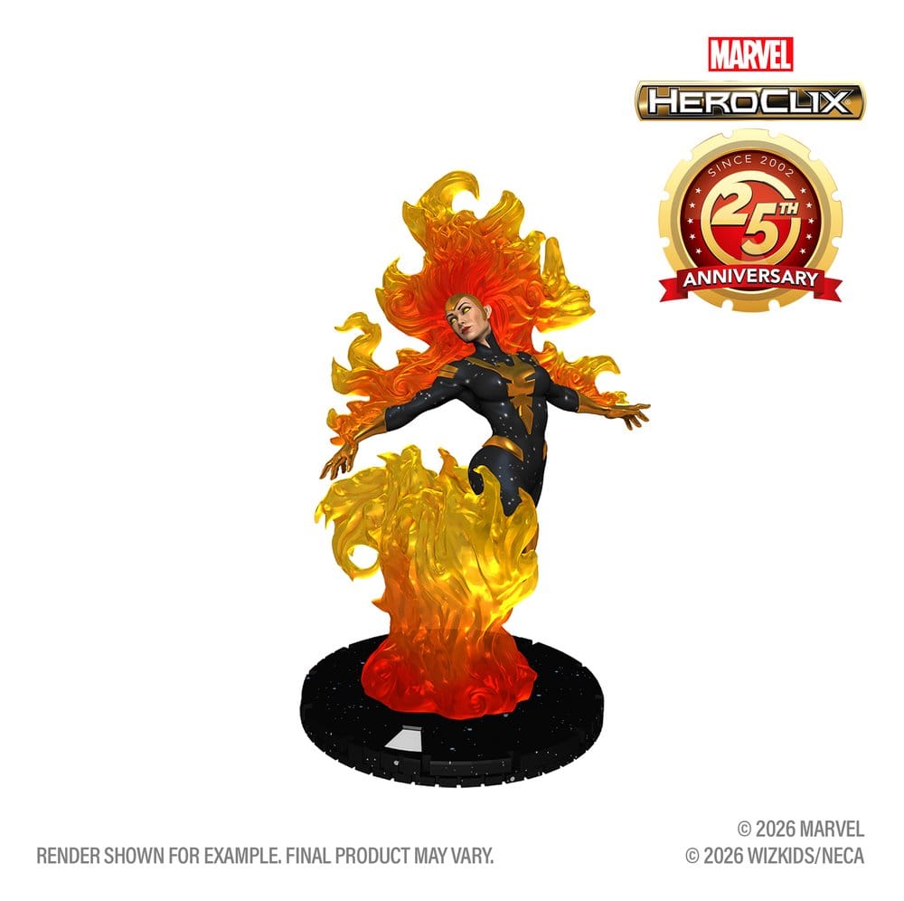 Marvel HeroClix: 25-årsjubileumsfigur Phoenix 15 cm