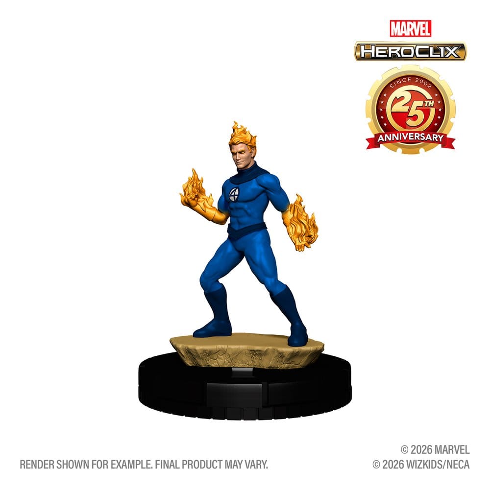Marvel HeroClix: 25-årsjubileumsstartset Fantastiska Fyran