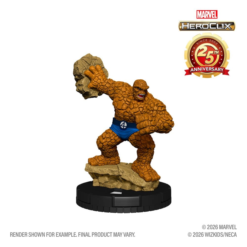 Marvel HeroClix: 25-årsjubileumsstartset Fantastiska Fyran