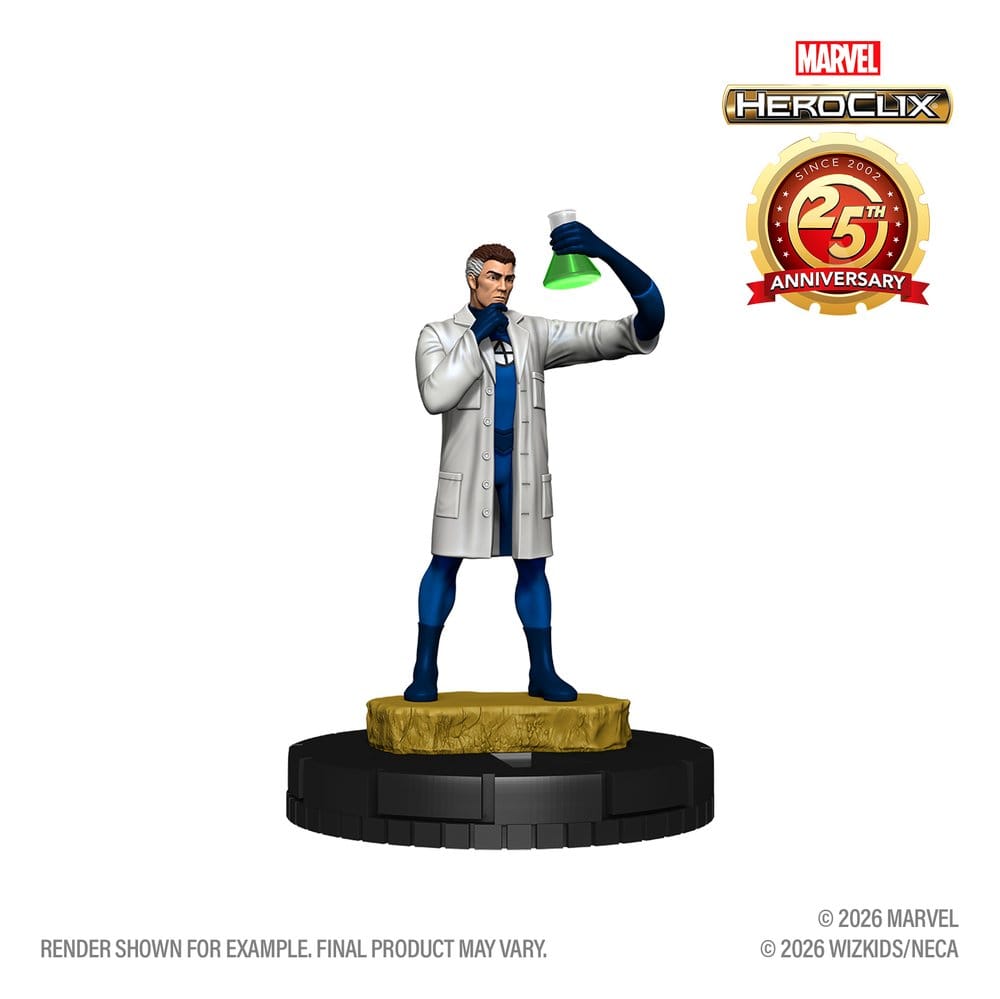 Marvel HeroClix: 25-årsjubileumsstartset Fantastiska Fyran