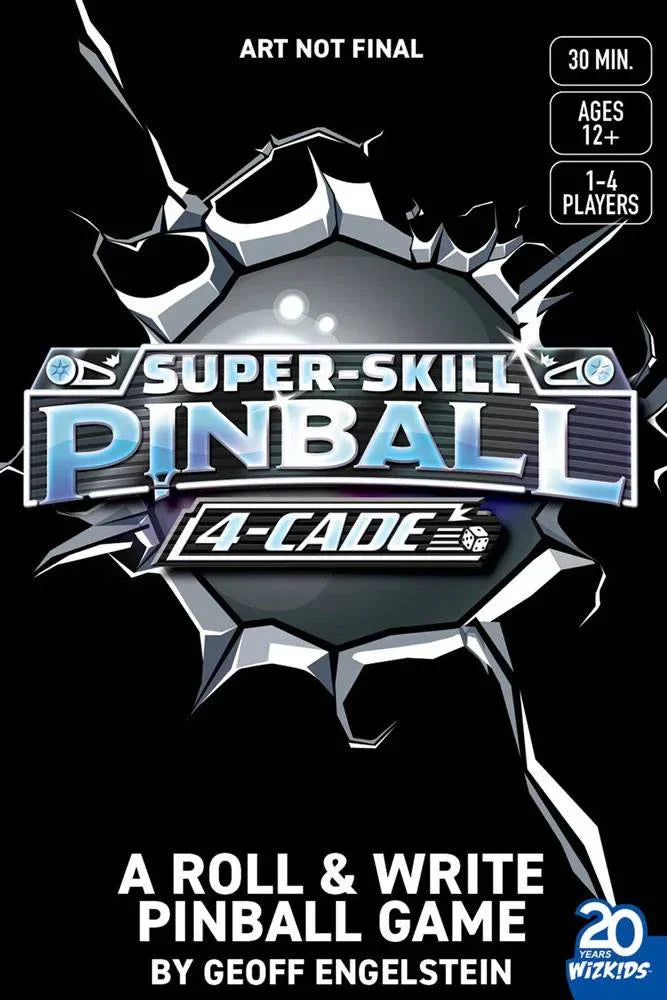 Super-Skill Pinball: 4-Cade Brädspel *Svensk Version* Wizkids
