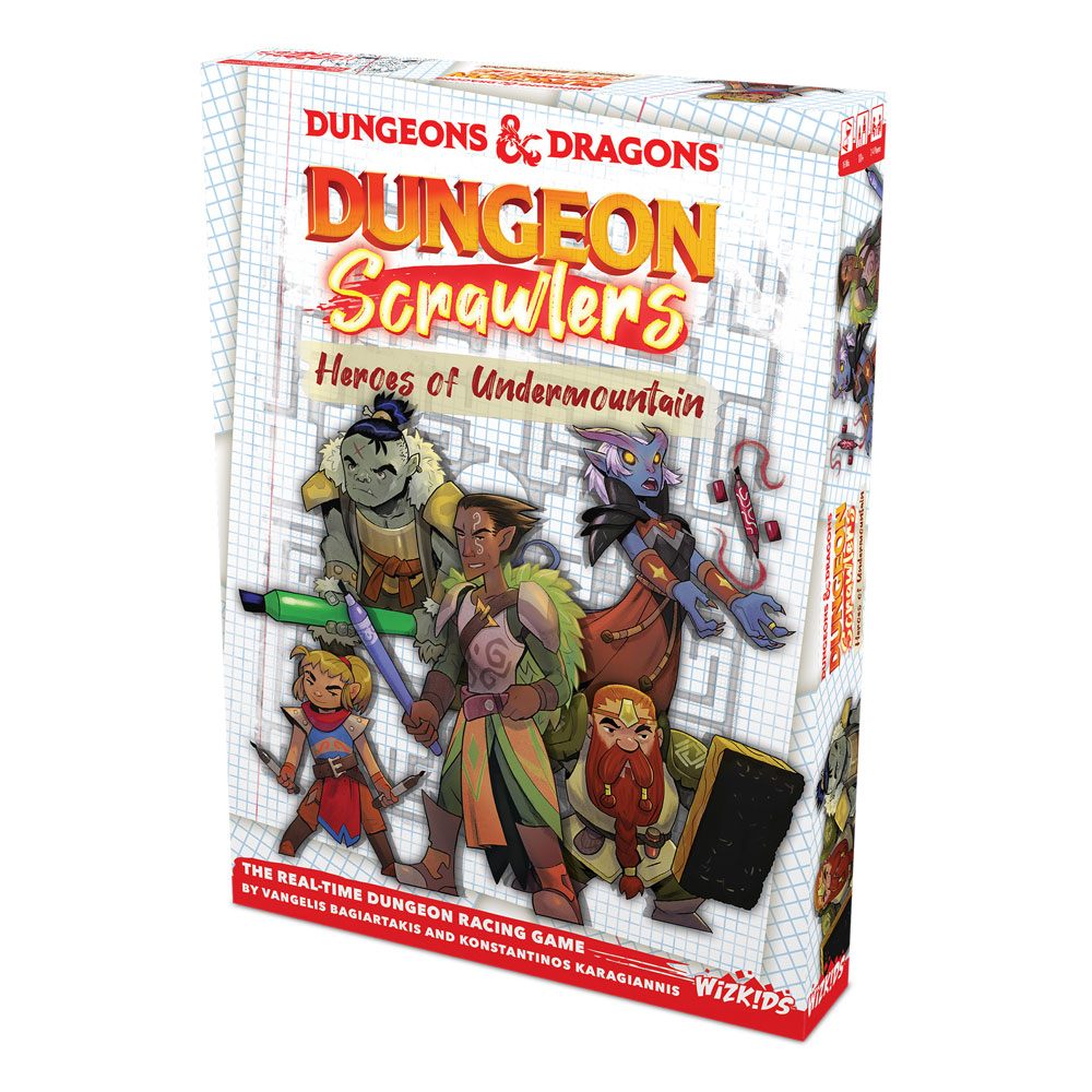 D&D Dungeon Scrawlers: Heroes of Undermountain Brädspel *Engelsk Version* Wizkids