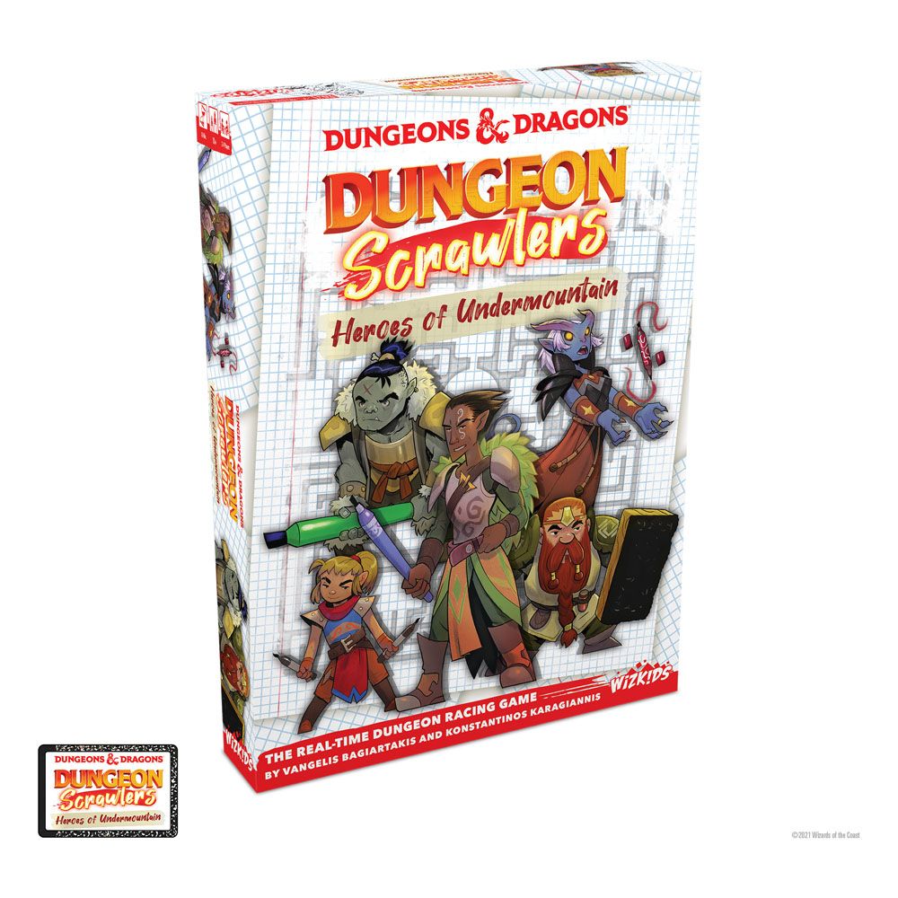 D&D Dungeon Scrawlers: Heroes of Undermountain Brädspel *Engelsk Version* Wizkids