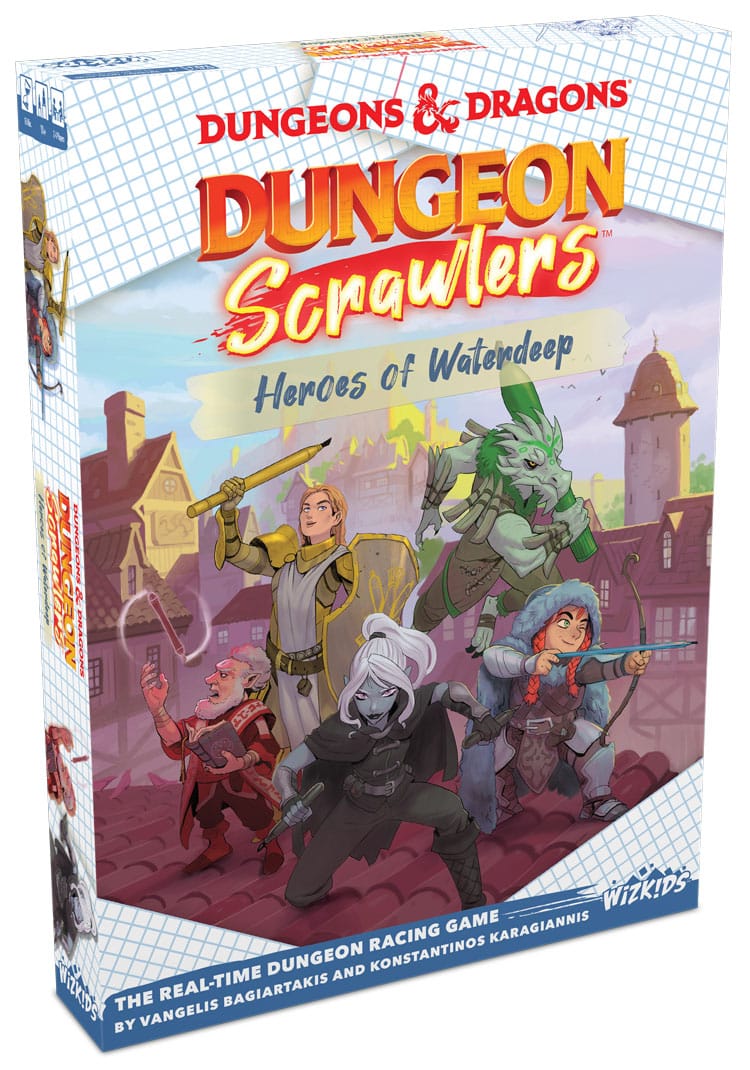 Dungeons & Dragons: Dungeon Scrawlers - Heroes of Waterdeep Strategispel *Engelsk Version* Wizkids