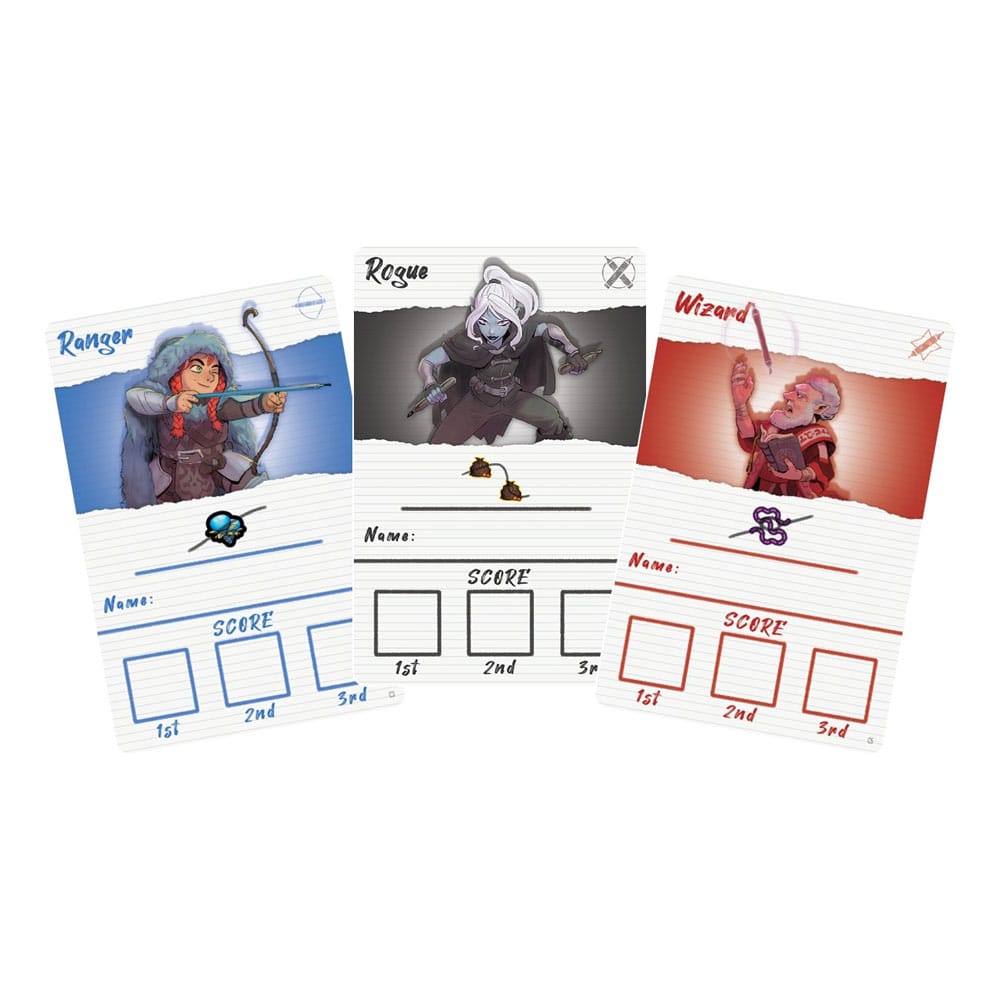 Dungeons & Dragons: Dungeon Scrawlers - Heroes of Waterdeep Strategispel *Engelsk Version* Wizkids