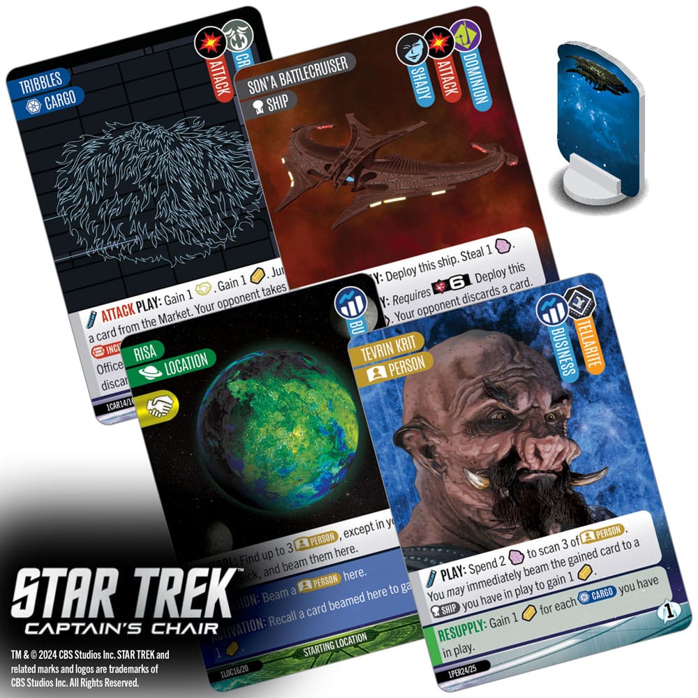 Star Trek: Kaptenens Stol Kortspel *Engelsk Version*