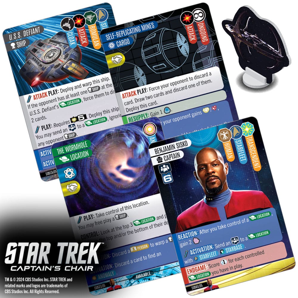 Star Trek: Kaptenens Stol Kortspel *Engelsk Version*