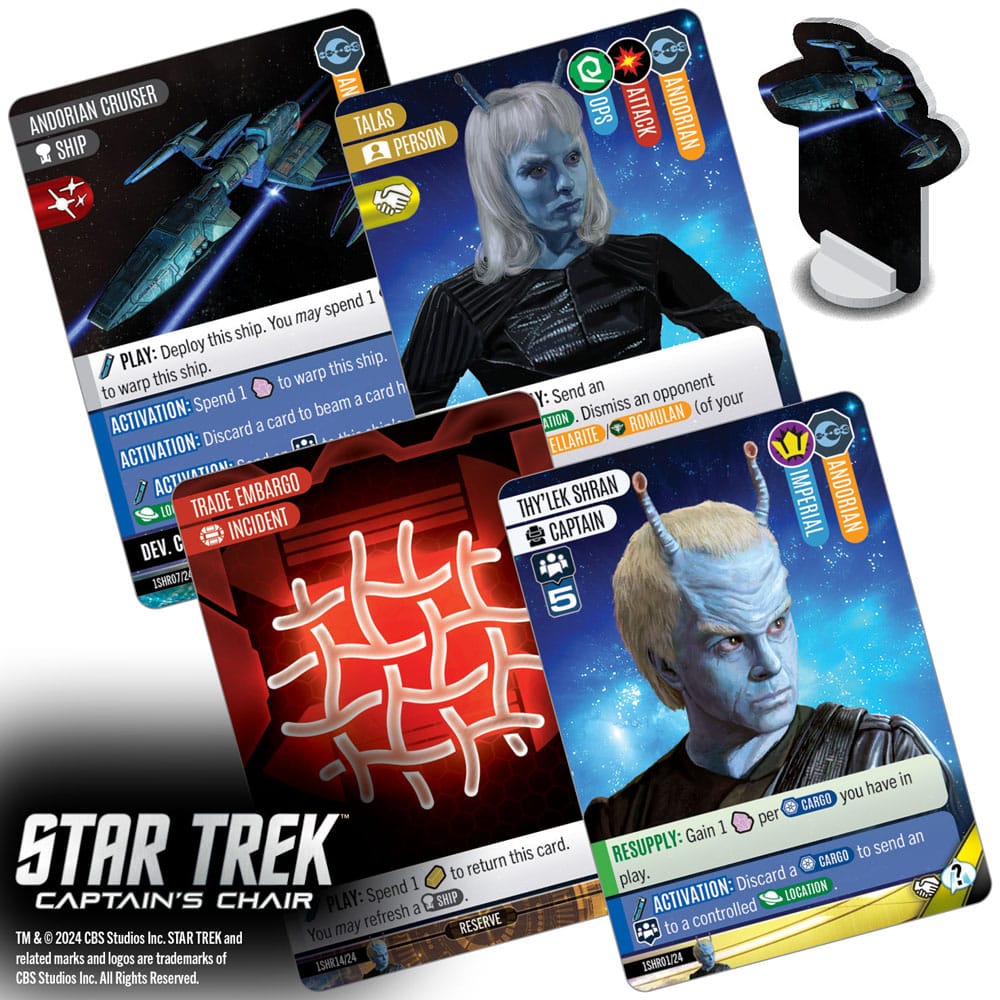 Star Trek: Kaptenens Stol Kortspel *Engelsk Version*