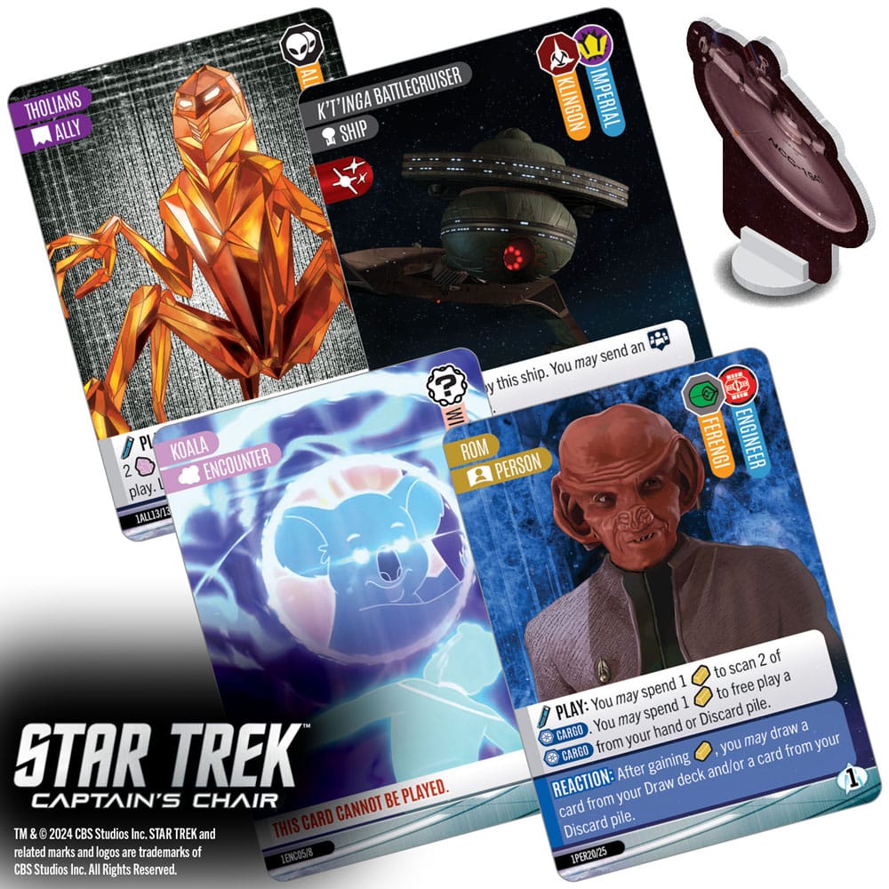 Star Trek: Kaptenens Stol Kortspel *Engelsk Version*