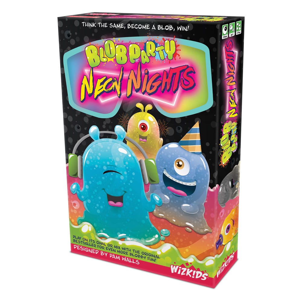 Blob Party Strategispel Neon Nights *Engelsk Version* Wizkids