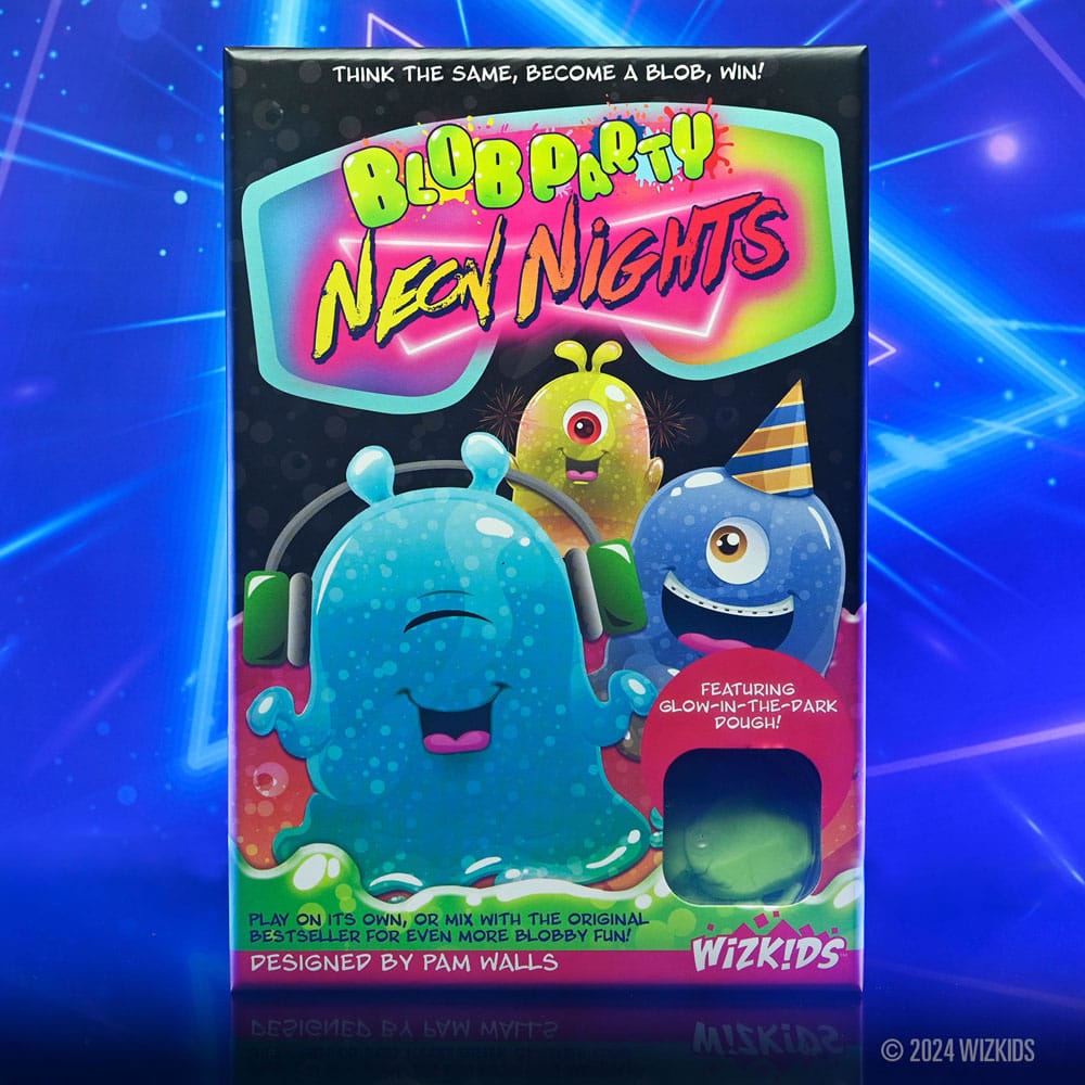 Blob Party Strategispel Neon Nights *Engelsk Version* Wizkids