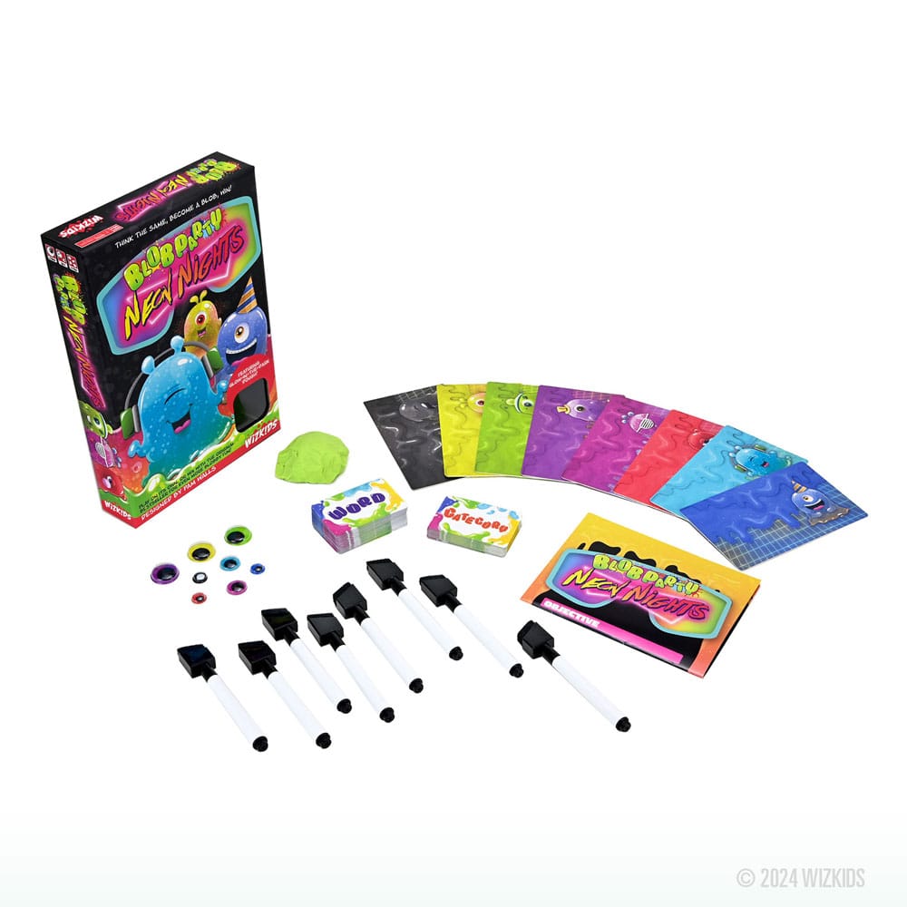 Blob Party Strategispel Neon Nights *Engelsk Version* Wizkids