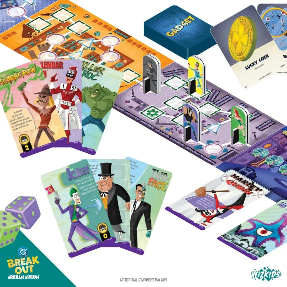 DC Breakout: Arkham Asylum Kortspel *Engelsk Version* Wizkids