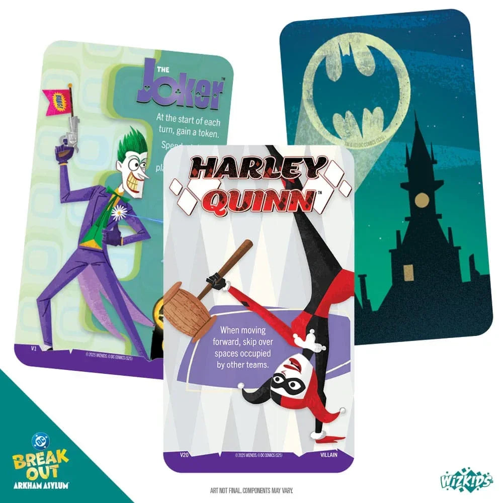 DC Breakout: Arkham Asylum Kortspel *Engelsk Version* Wizkids