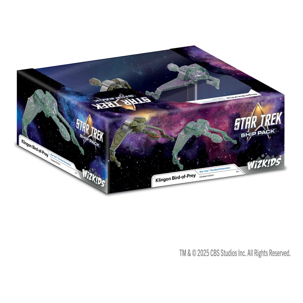 Star Trek: Into the Unknown Miniatures Bird-of-Prey Special Cloaked Edition *English Version* Wizkids