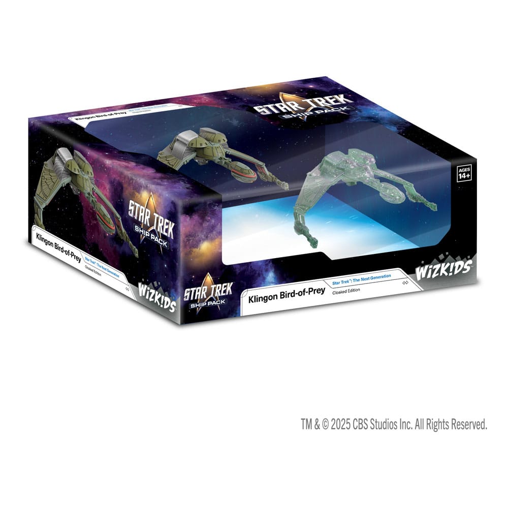 Star Trek: Into the Unknown Miniatures Bird-of-Prey Special Cloaked Edition *English Version* Wizkids