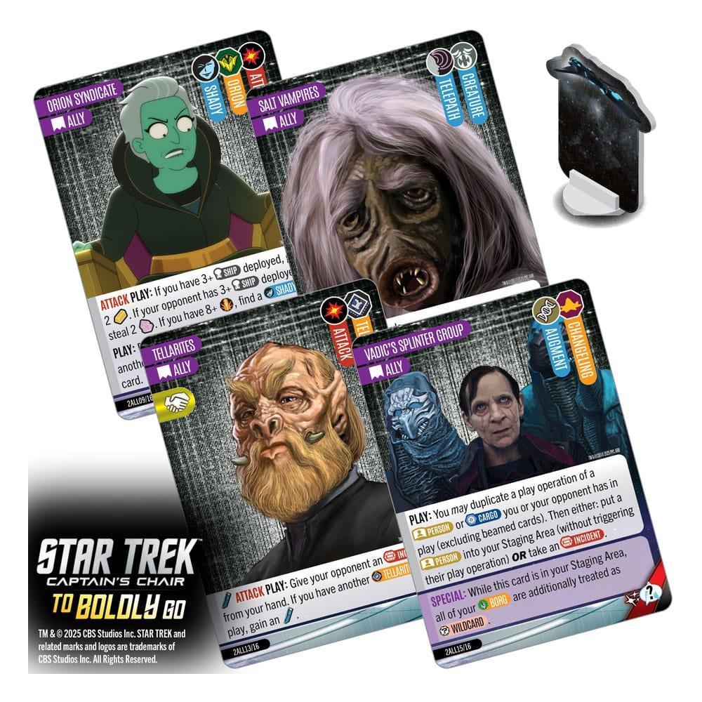 Star Trek: Captain's Chair Card Game To Boldly Go *English Version* Wizkids