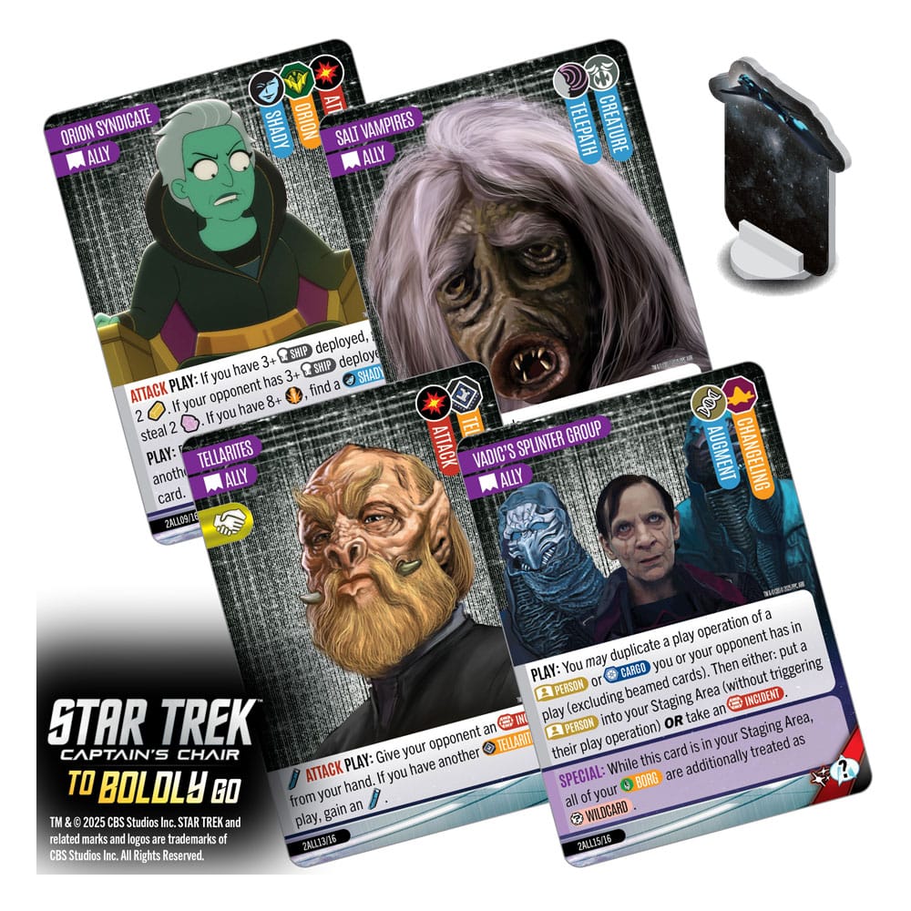 Star Trek: Captain's Chair Card Game To Boldly Go *English Version* Wizkids