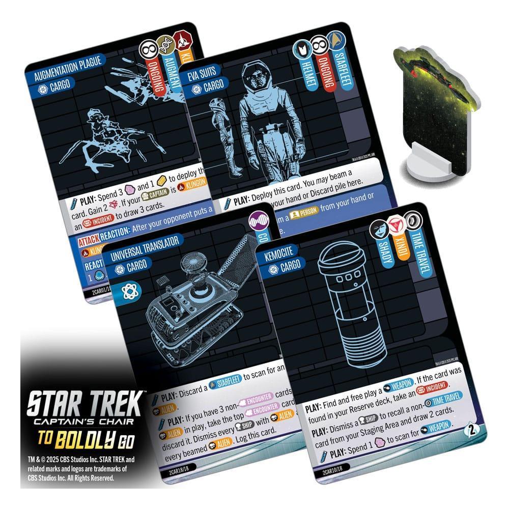 Star Trek: Captain's Chair Card Game To Boldly Go *English Version* Wizkids