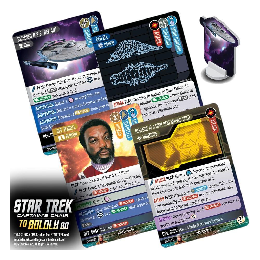 Star Trek: Captain's Chair Card Game To Boldly Go *English Version* Wizkids