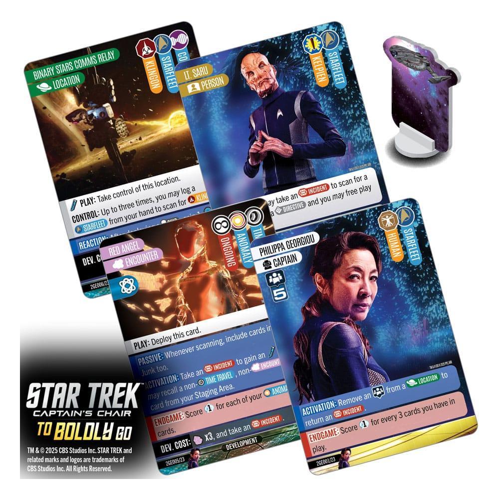 Star Trek: Captain's Chair Card Game To Boldly Go *English Version* Wizkids