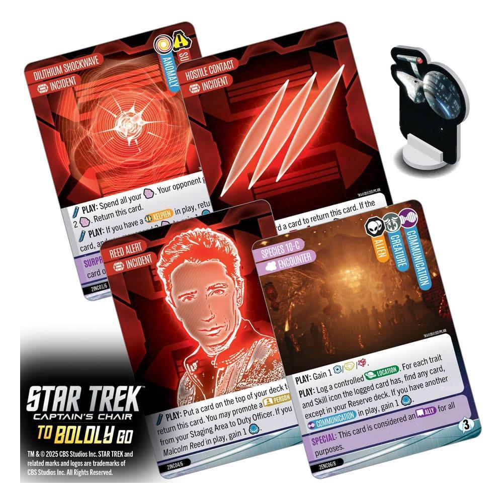 Star Trek: Captain's Chair Card Game To Boldly Go *English Version* Wizkids