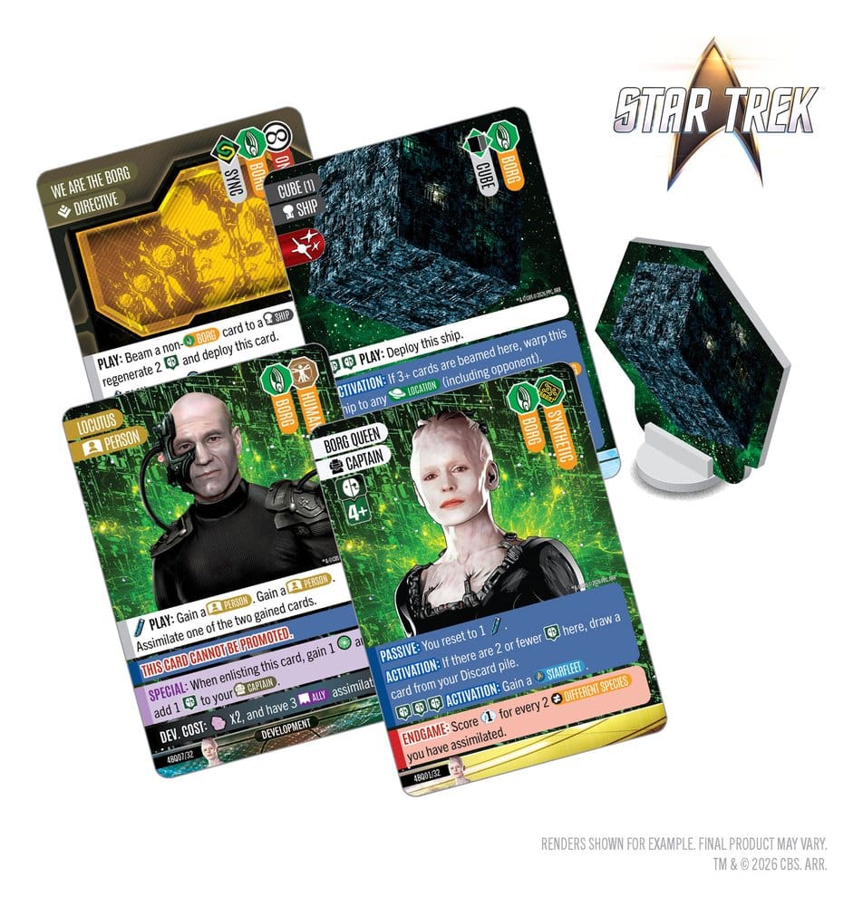 Star Trek: Captain's Chair Card Game: Resistance is Futile *English Version*