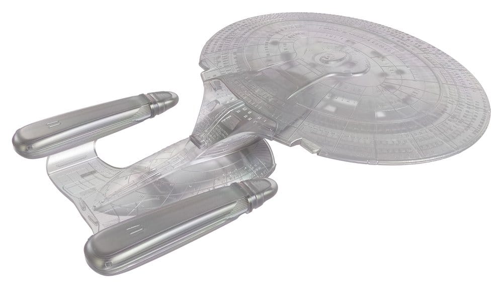 Star Trek Fartygspaket Boxade förmål Färdigmålade Minatyrer U.S.S. Enterprise - 60-årsjubileumsutgåva 22 cm