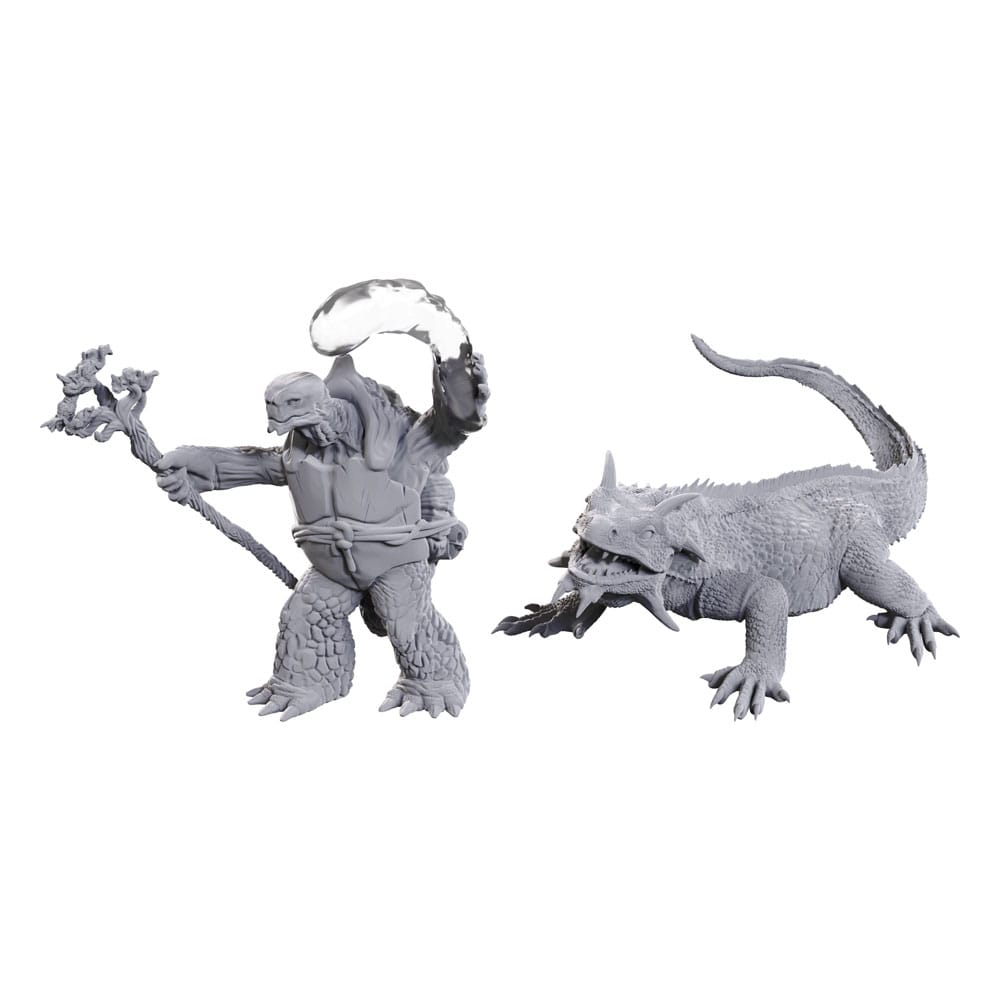D&D Nolzur's Marvelous Miniatures: Tortle Druid & Wild Shape Giant Lizard Wizkids