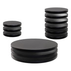 WizKids Deep Cuts Svarta Basplattor för Miniatyrer 12-Pack Wizkids