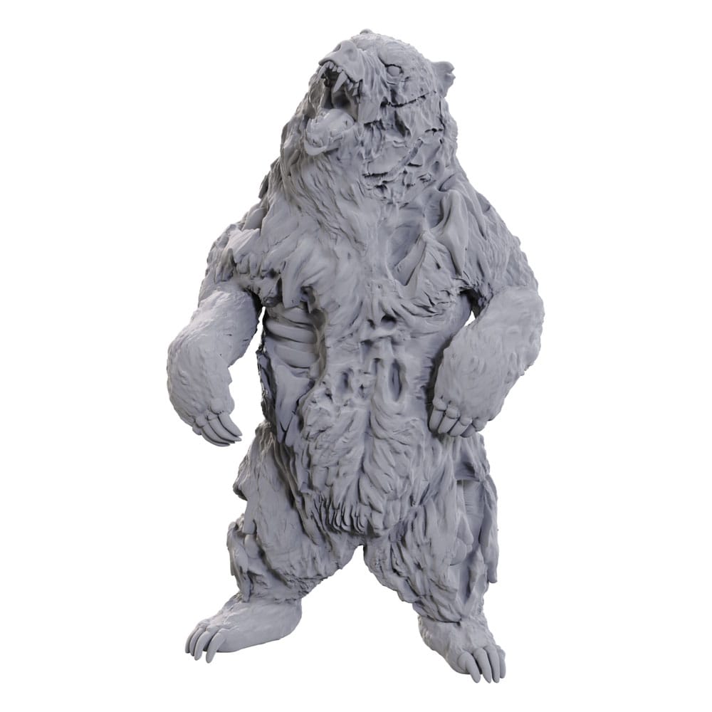 WizKids Deep Cuts Omålade Miniatyr Zombie Grizzlybjörn Wizkids