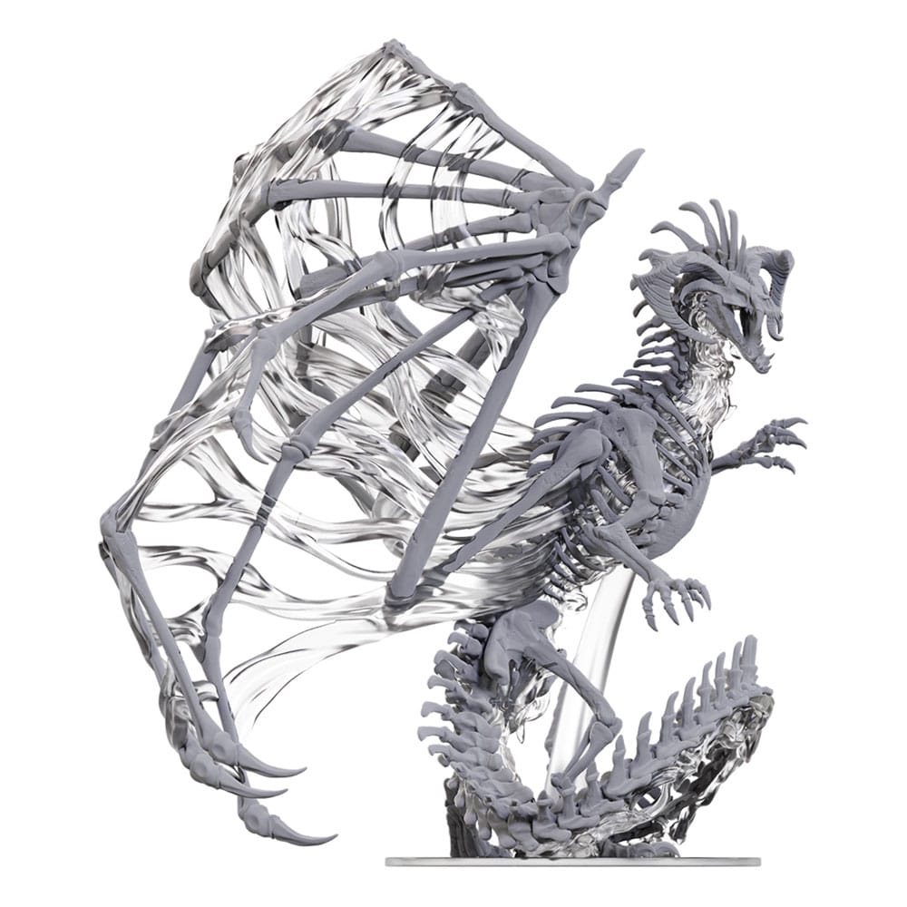 D&D Nolzur's Marvelous Miniatures Omålade Miniatyrer Svart Dracolich 30 cm Wizkids