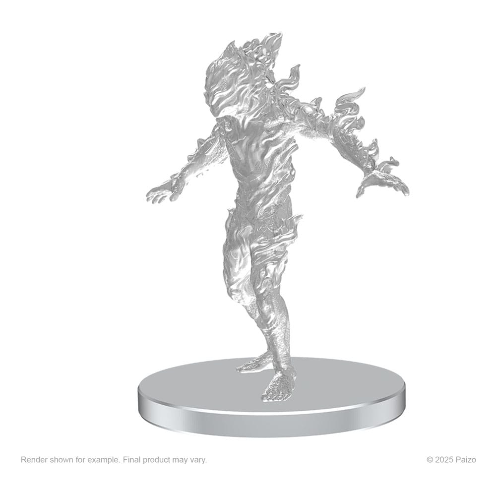 Pathfinder Deep Cuts Omålade Miniatyrer: Levande Jordskred och Levande Eldsvav Wizkids