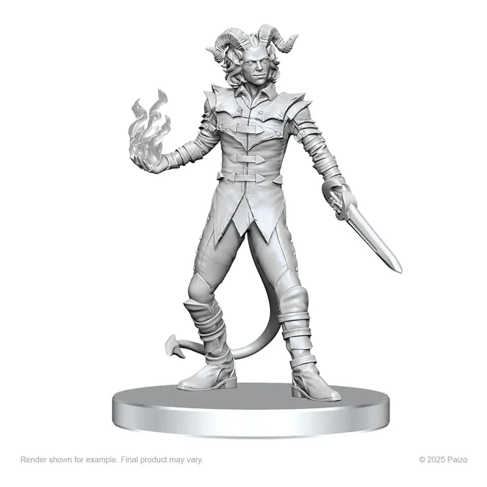 Pathfinder Deep Cuts Omålade Miniatyrer Vordine (Infantry Devil) & Pitborn Rogue Wizkids