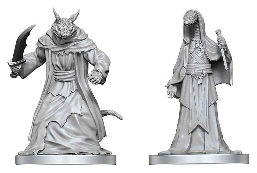 Pathfinder Battles Deep Cuts Omålade Minifigurer Zyss & Aapoph Serpentfolk 13 cm