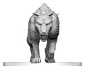 Pathfinder Battles Deep Cuts Ombesiktigad Minifigur Hyaenodon 13 cm