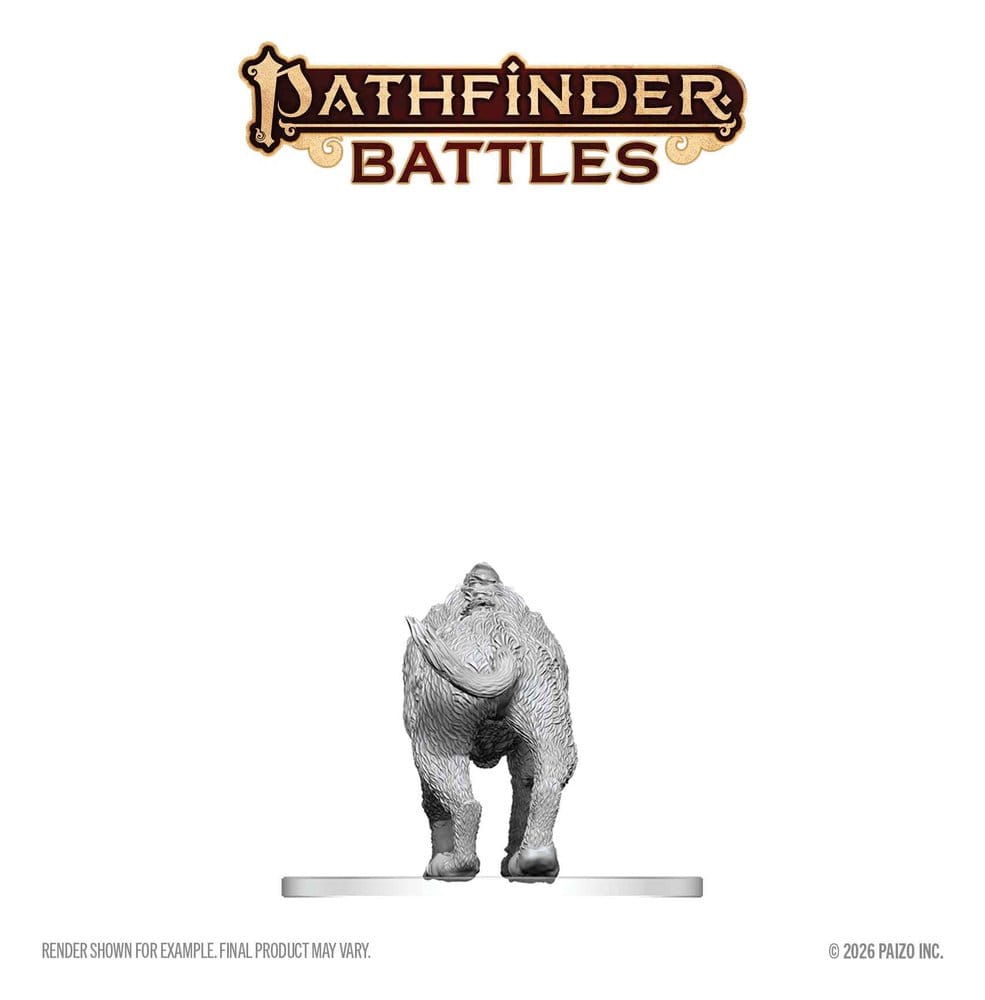 Pathfinder Battles Deep Cuts Ombesiktigad Minifigur Hyaenodon 13 cm