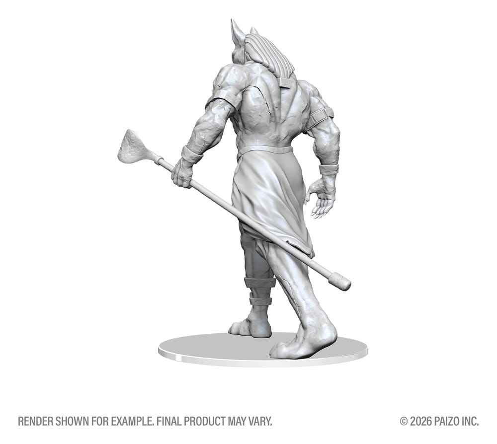 Pathfinder Deep Cuts Omålade Inplastade Miniatyr Jätte Animerad Figur