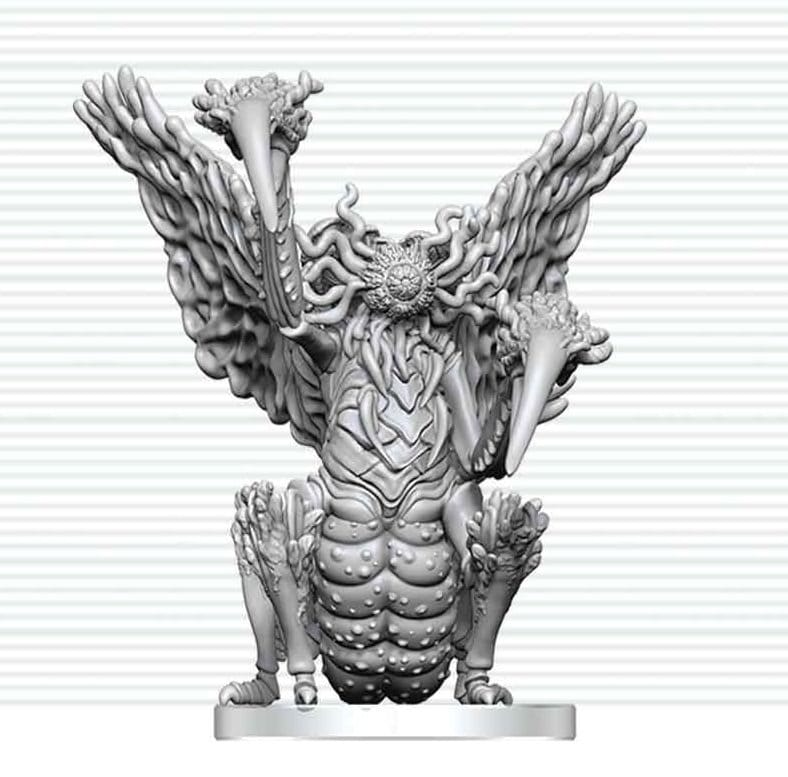 Dungeons & Dragons Nolzur's Marvelous Miniatures Omålade Miniatyr Mi-Go 14 cm
