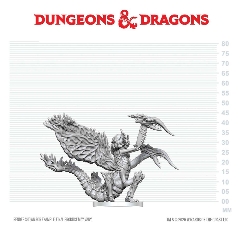 Dungeons & Dragons Nolzur's Marvelous Miniatures Omålade Miniatyr Mi-Go 14 cm