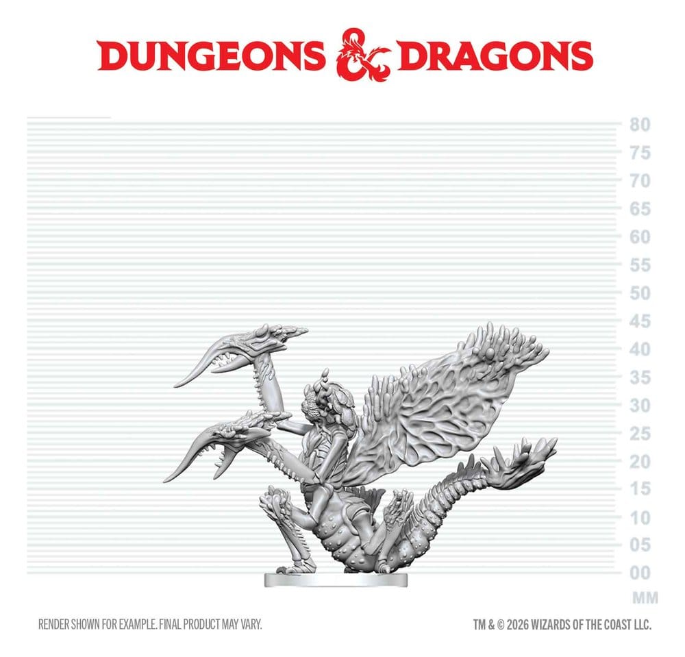 Dungeons & Dragons Nolzur's Marvelous Miniatures Omålade Miniatyr Mi-Go 14 cm