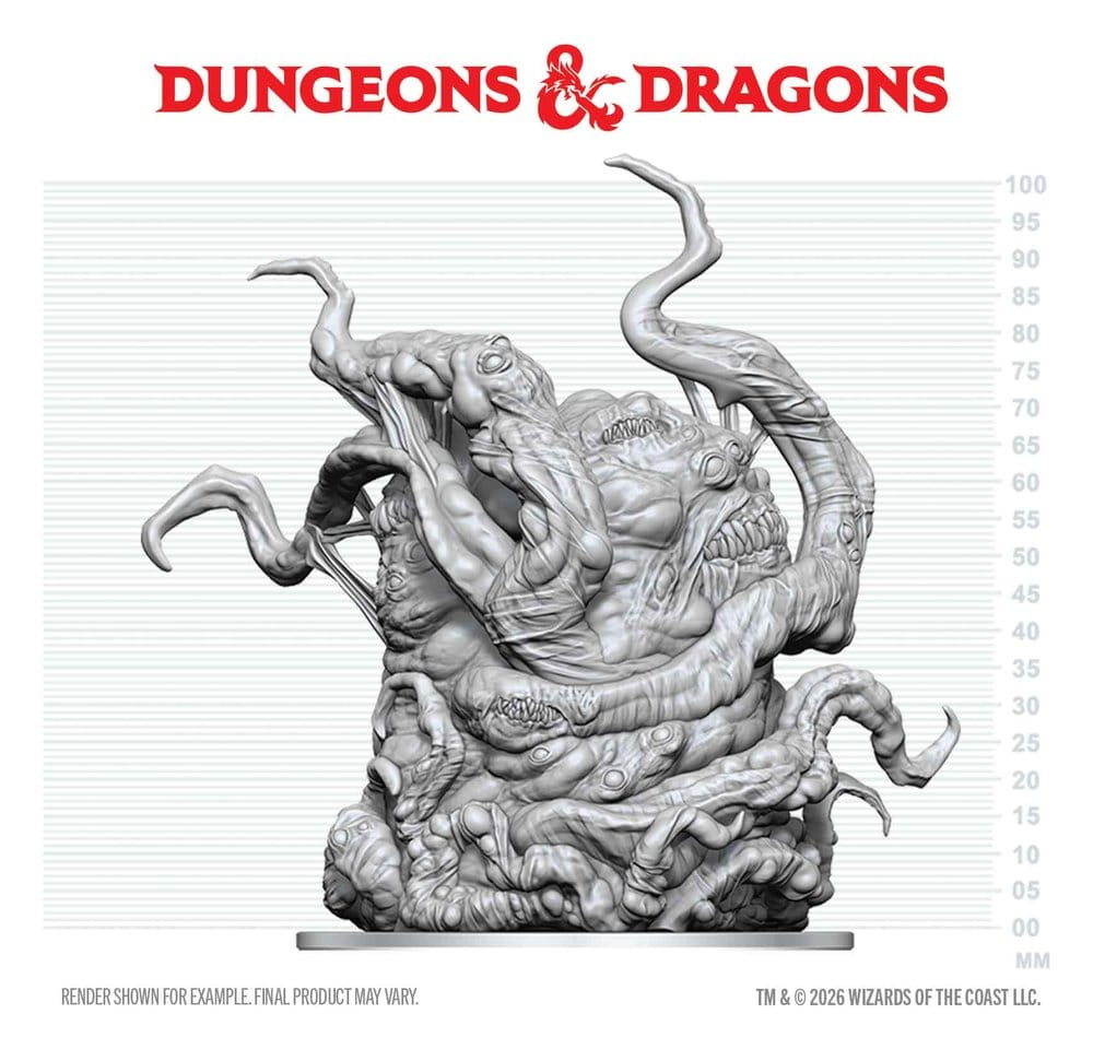 Dungeons & Dragons Nolzur's Marvelous Miniatures Omålade Figur Shoggoth 20 cm