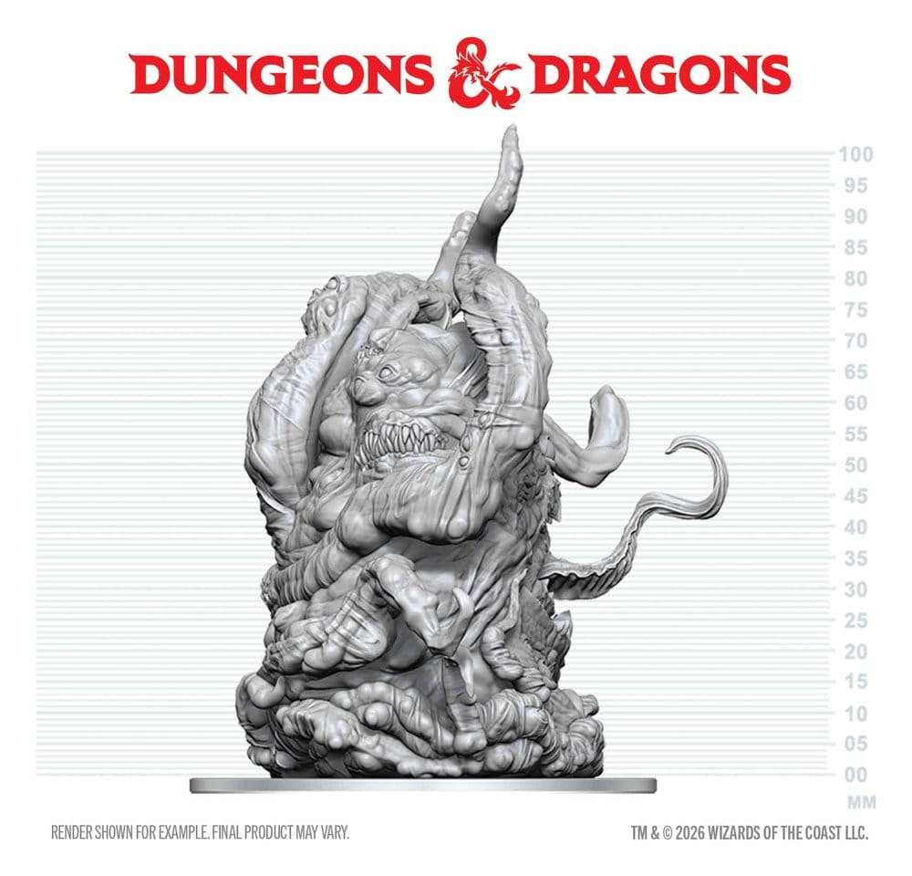 Dungeons & Dragons Nolzur's Marvelous Miniatures Omålade Figur Shoggoth 20 cm