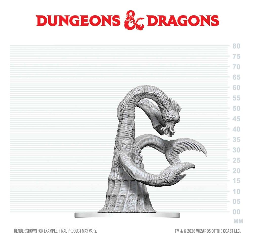 Dungeons & Dragons Nolzur's Marvelous Miniatures Omålade Miniatyrfigurer Yithian 14 cm