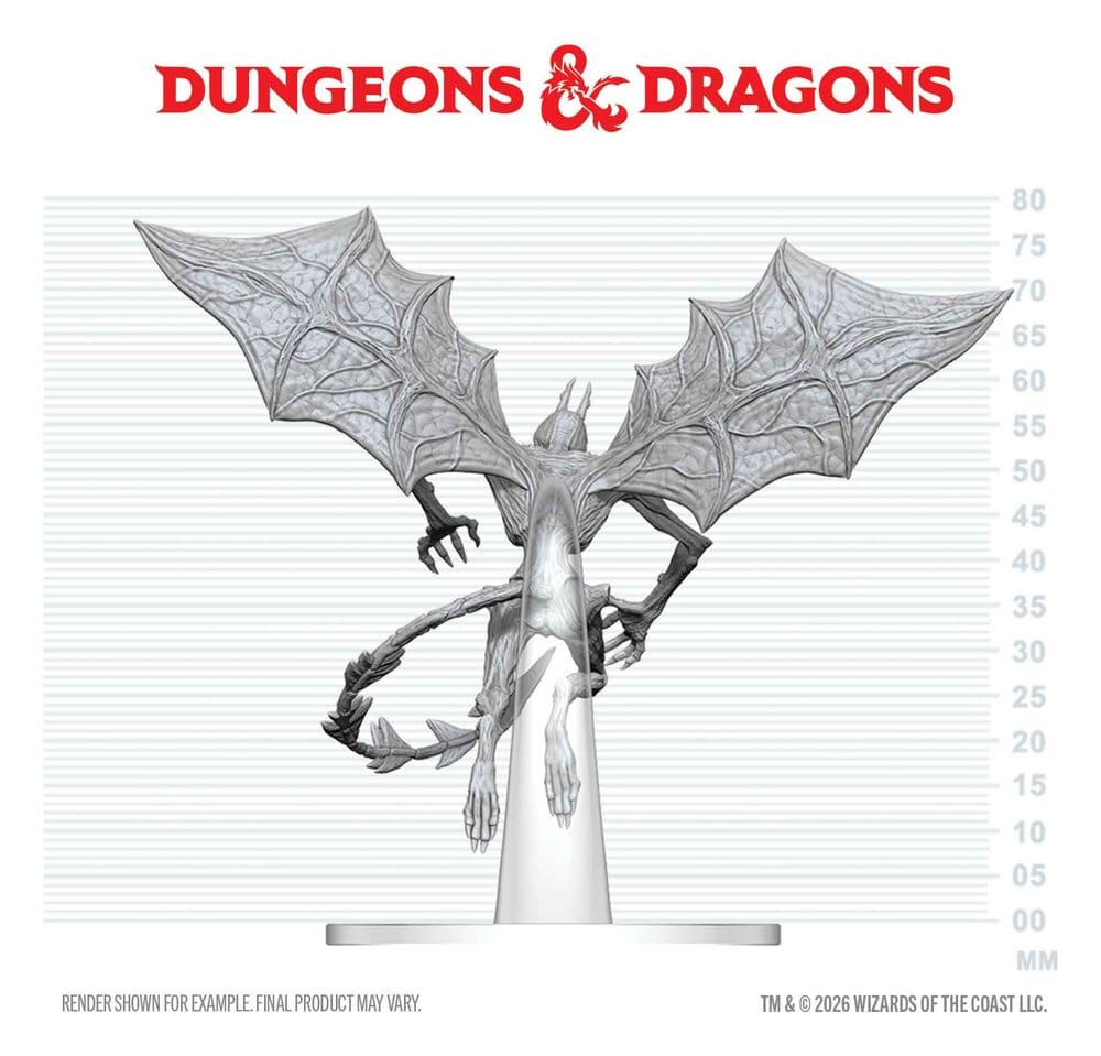Dungeons & Dragons Nolzur’s Marvelous Miniatures Omålade Minifigurer Nightgaunt 17 cm