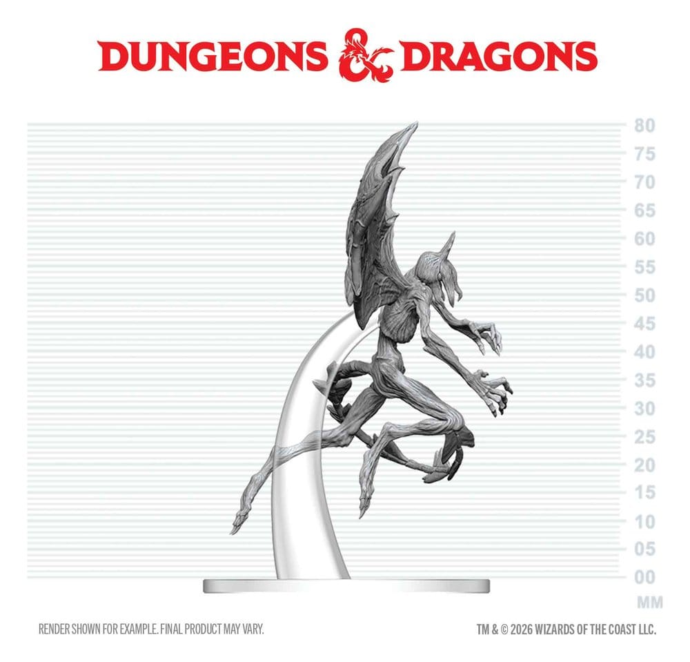 Dungeons & Dragons Nolzur’s Marvelous Miniatures Omålade Minifigurer Nightgaunt 17 cm