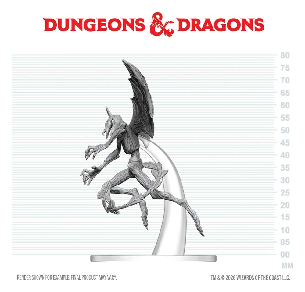 Dungeons & Dragons Nolzur’s Marvelous Miniatures Omålade Minifigurer Nightgaunt 17 cm