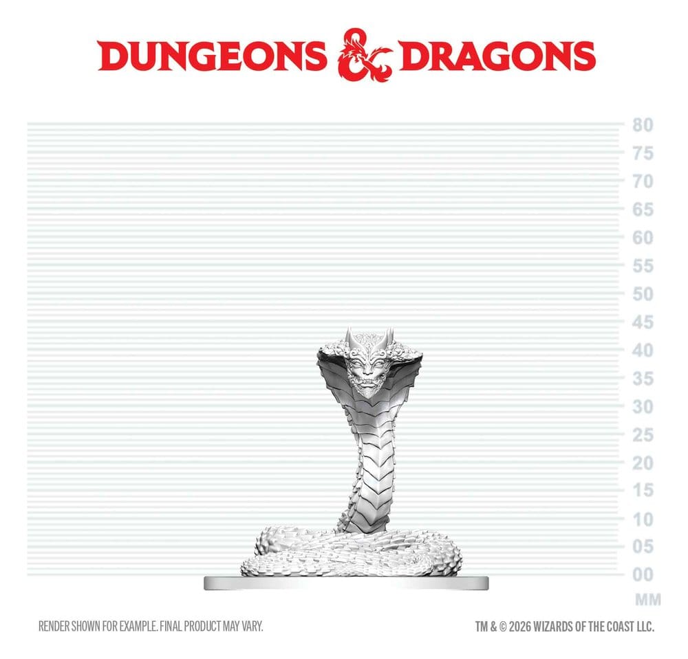 D&D Nolzur's Marvelous Miniatures Miniature Figure Guardian Naga 6 cm