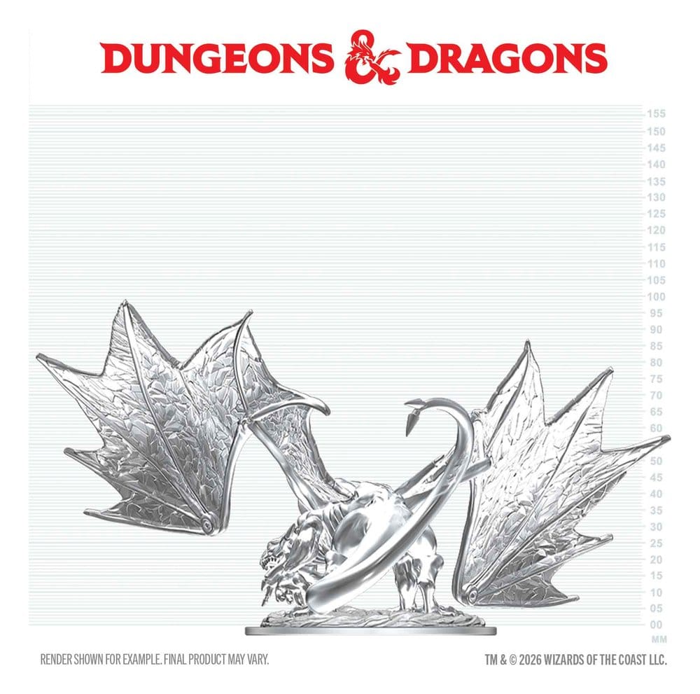Dungeons & Dragons Nolzur's Marvelous Miniatures Omålade Miniatyr Ung Safirdrake 20 cm