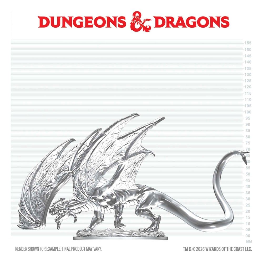 Dungeons & Dragons Nolzur's Marvelous Miniatures Omålade Miniatyr Ung Safirdrake 20 cm